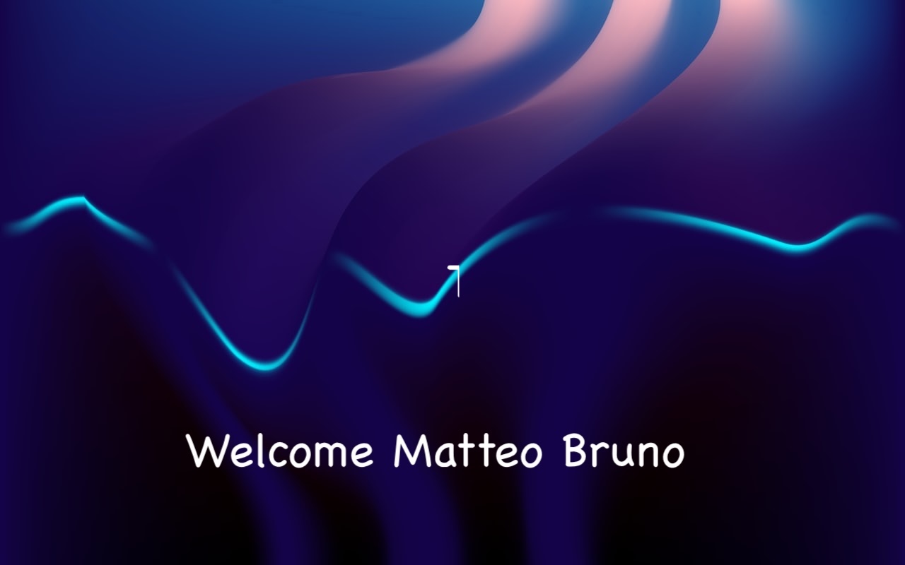 Welcome Matteo Bruno